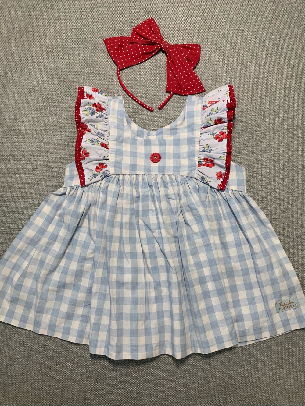 Tabitha Twinkle 5-6 top & headband